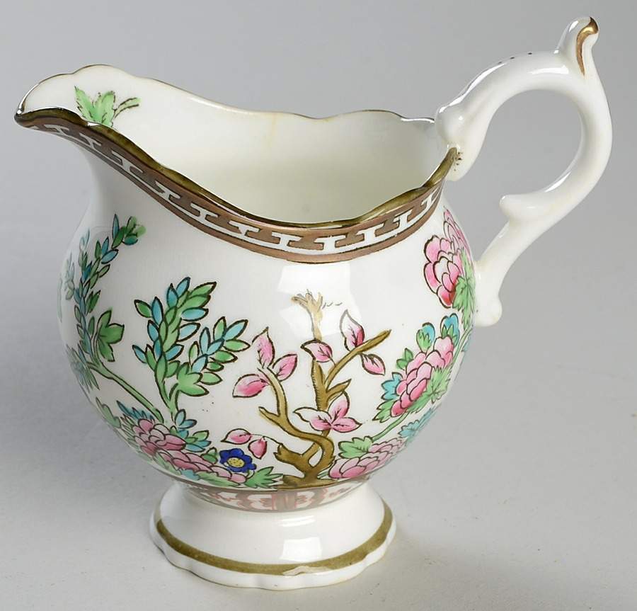 Indian Tree Multicolor (Scalloped, Older) Creamer by Coalport-1