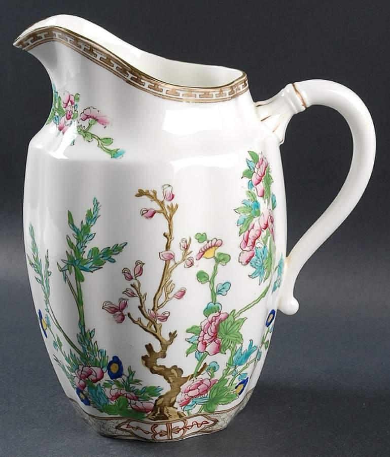 Indian Tree Multicolor (Scalloped, Older) 64 Oz Pitcher by Coalport-1