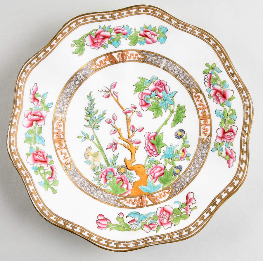 Indian Tree Multicolor (Scalloped, Older) 9" Shallow Round Bowl by Coalport-1