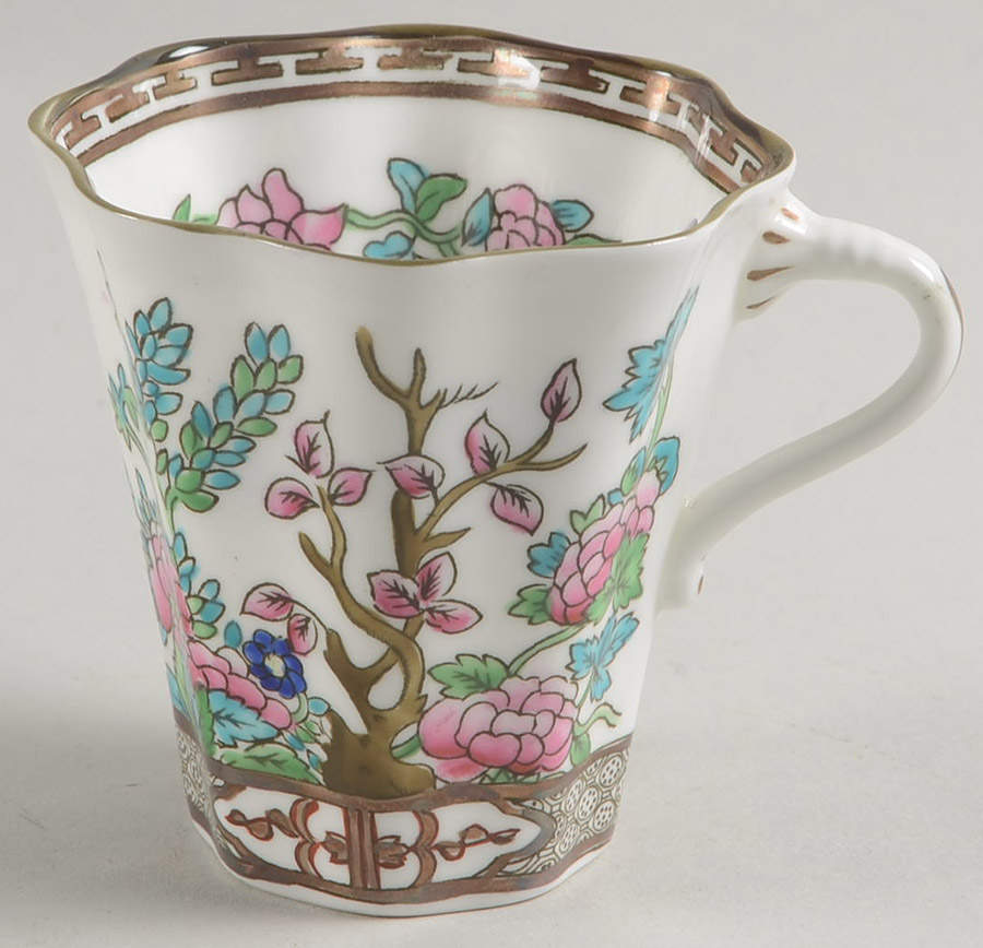 Indian Tree Multicolor (Scalloped, Older) Flat Demitasse Cup by Coalport-1