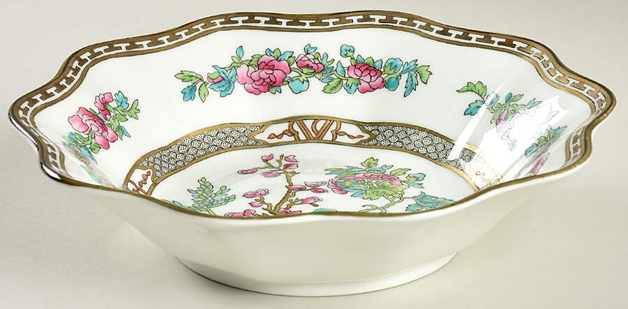 Indian Tree Multicolor (Scalloped, Older) 8" Round Vegetable Bowl by Coalport-1