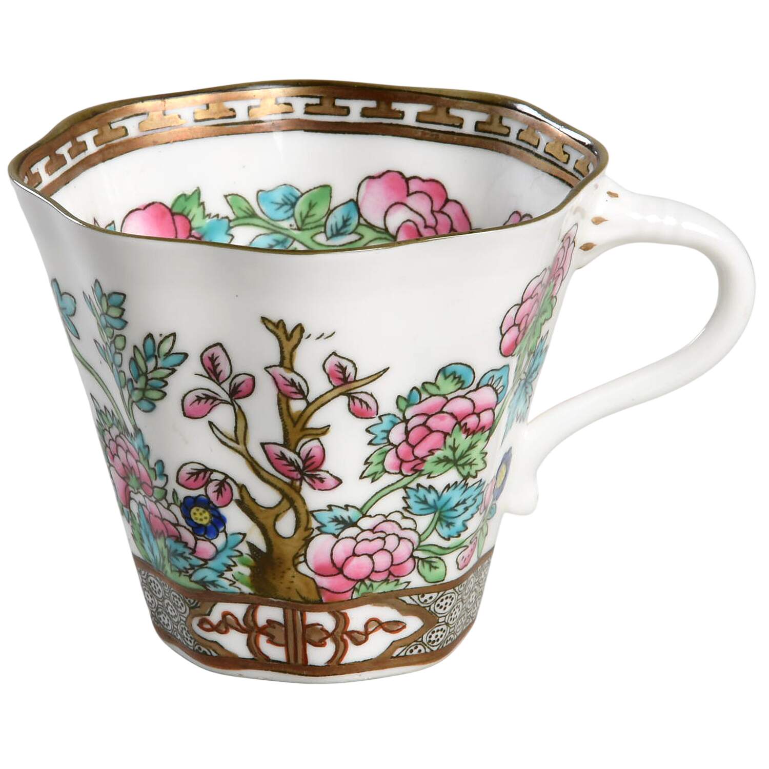 Indian Tree Multicolor (Scalloped, Older) Flat Cup by Coalport-1