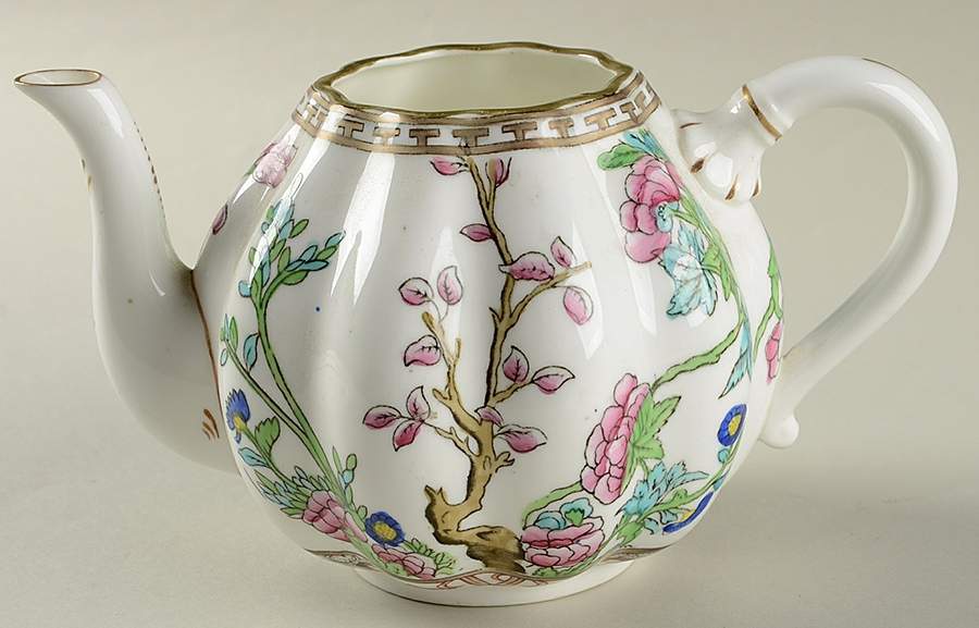 Indian Tree Multicolor (Scalloped, Older) Small Teapot No Lid by Coalport-1