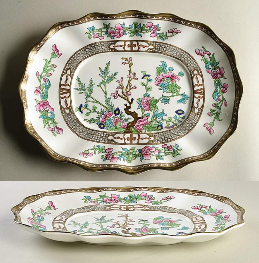 Indian Tree Multicolor (Scalloped, Older) Underplate for Tureen by Coalport-1