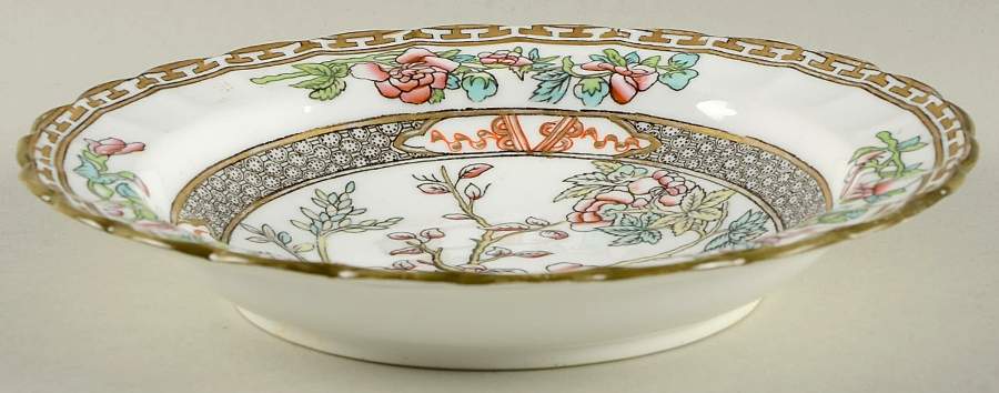 Indian Tree Multicolor (Scalloped, Older) Rim Soup Bowl by Coalport-1