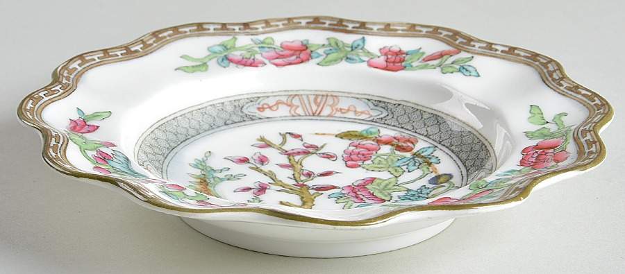 Indian Tree Multicolor (Scalloped, Older) Rim Fruit/Dessert (Sauce) Bowl by Coalport-1