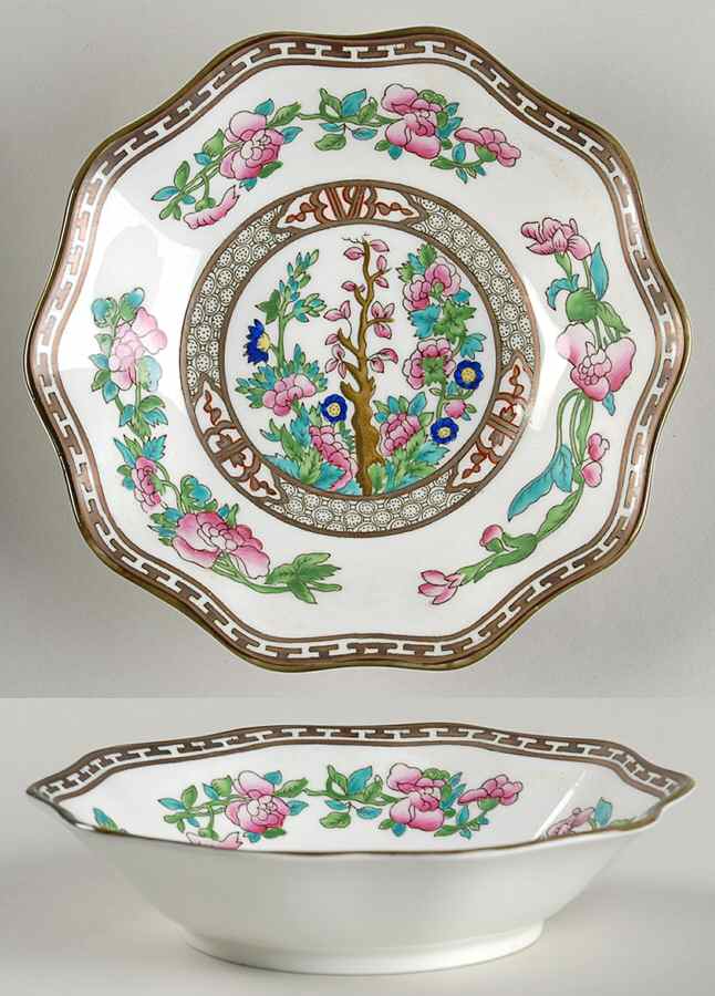 Indian Tree Multicolor (Scalloped, Older) Coupe Cereal Bowl by Coalport-1