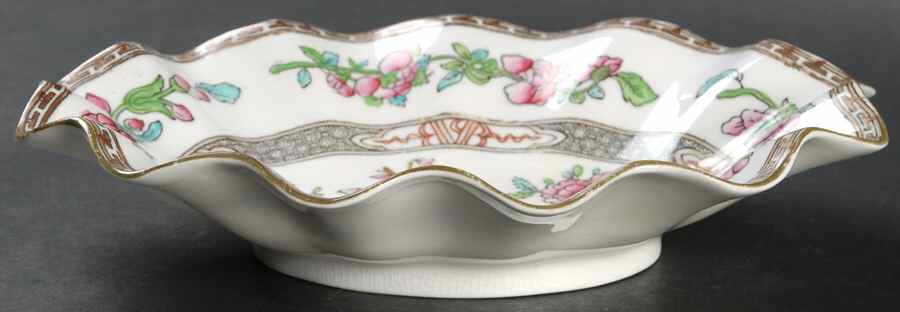 Indian Tree Multicolor (Scalloped, Older) Shallow Oval Bowl by Coalport-1