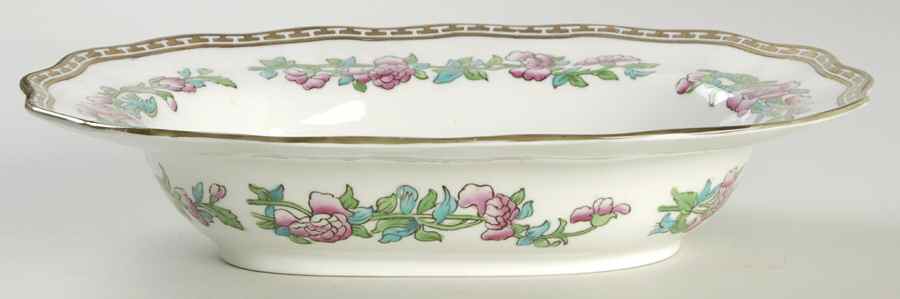 Indian Tree Multicolor (Scalloped, Older) 11" Oval Vegetable Bowl by Coalport-1