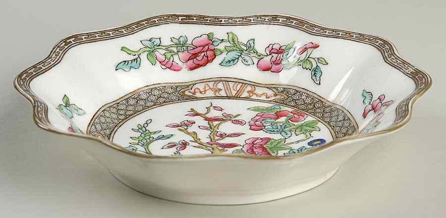 Indian Tree Multicolor (Scalloped, Older) Coupe Soup Bowl by Coalport-1