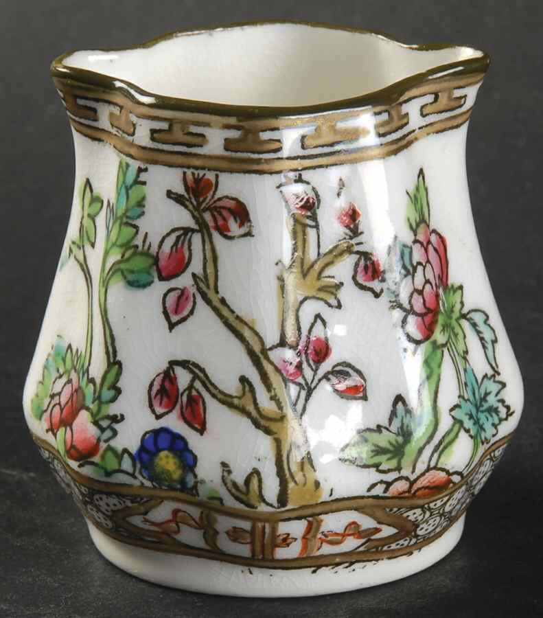 Indian Tree Multicolor (Scalloped, Older) Mini Creamer by Coalport-1