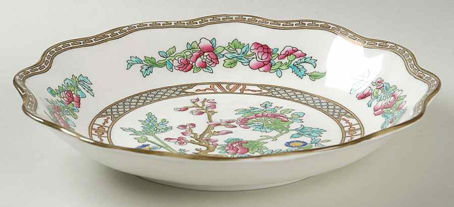 Indian Tree Multicolor (Scalloped, Older) Large Coupe Soup Bowl by Coalport-1