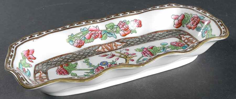 Indian Tree Multicolor (Scalloped, Older) Relish by Coalport-1