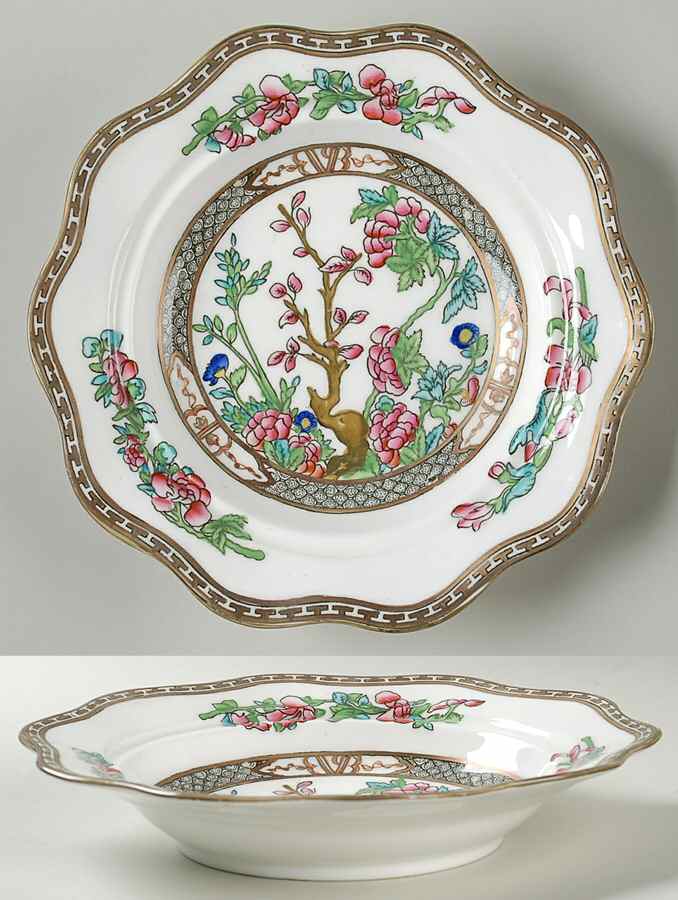 Indian Tree Multicolor (Scalloped, Older) Muffin Dish No Lid by Coalport-1