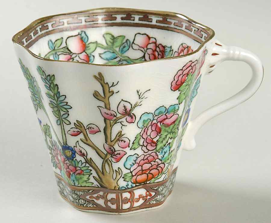 Indian Tree Multicolor (Scalloped, Older) Flat Cup by Coalport-1
