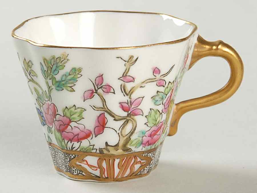 Indian Tree Multicolor (Scalloped, Older) Flat Toy Cup by Coalport-1