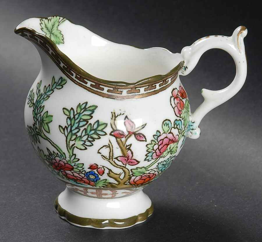 Indian Tree Multicolor (Scalloped, Older) Mini Creamer by Coalport-1
