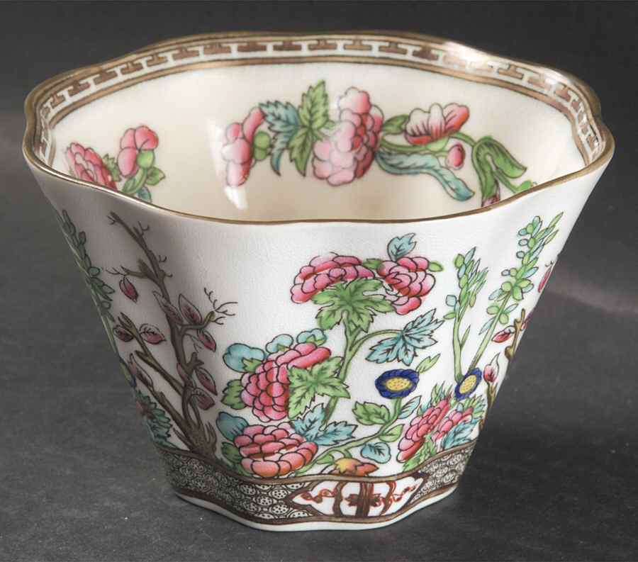 Indian Tree Multicolor (Scalloped, Older) Small Cachepot by Coalport-1