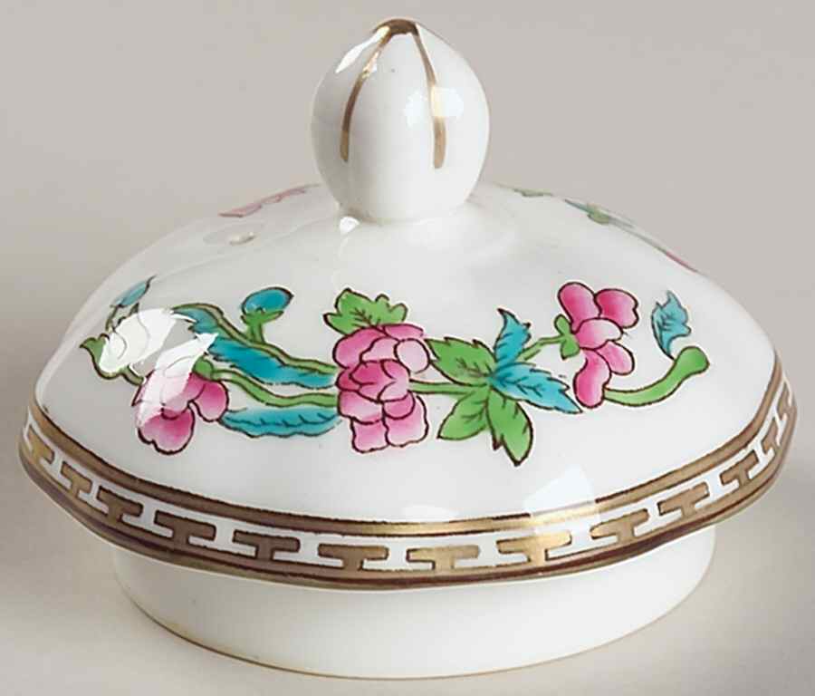Indian Tree Multicolor (Scalloped, Older) Lid for Teapot by Coalport-1