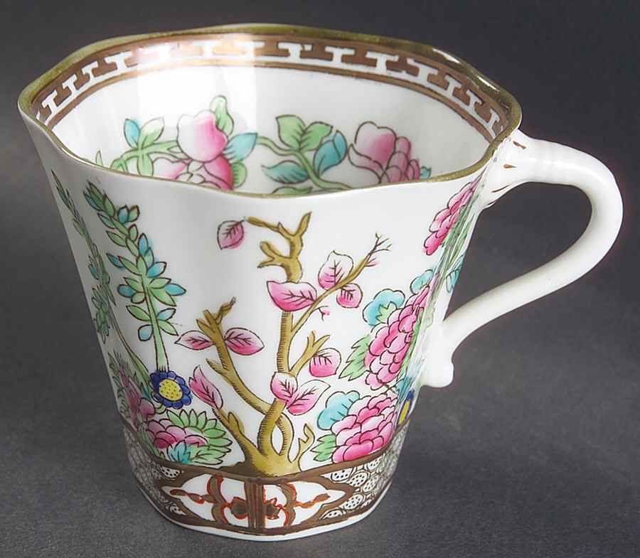 Indian Tree Multicolor (Scalloped, Older) Flat Cup by Coalport-1