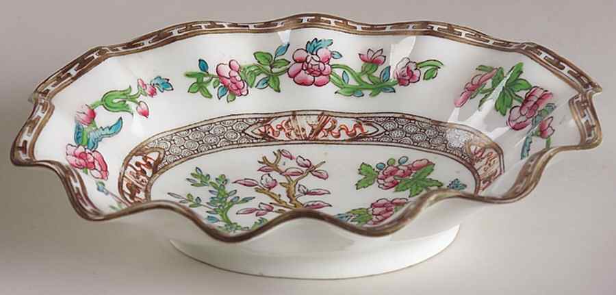 Indian Tree Multicolor (Scalloped, Older) Bon Bon by Coalport-1