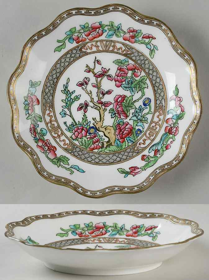 Indian Tree Multicolor (Scalloped, Older) Coupe Soup Bowl by Coalport-1