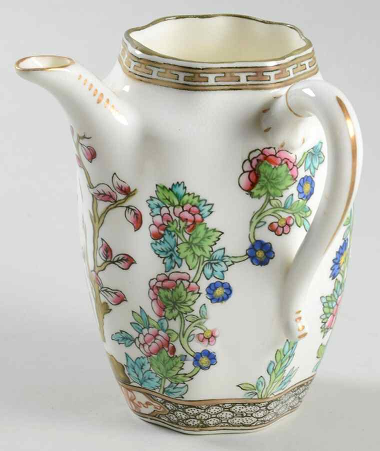 Indian Tree Multicolor (Scalloped, Older) Mini Coffee Pot No Lid by Coalport-1