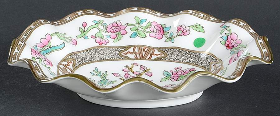 Indian Tree Multicolor (Scalloped, Older) Oval Sweet Meat Dish by Coalport-1