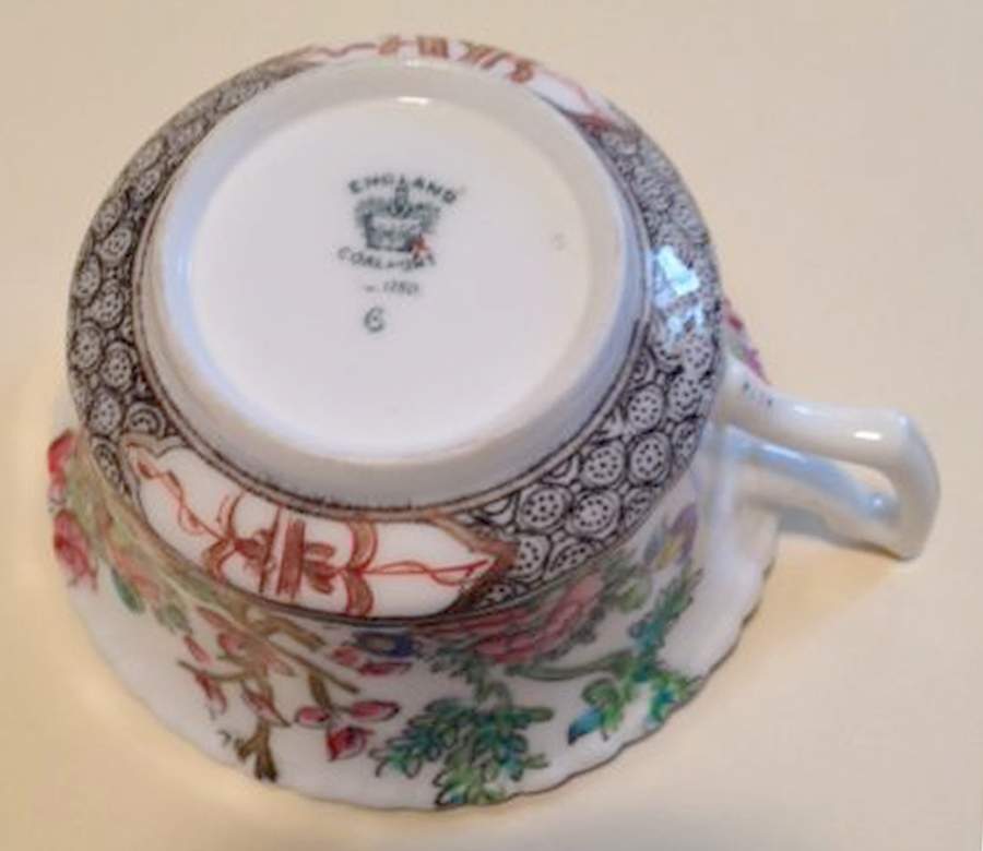 Indian Tree Multicolor (Scalloped, Older) Flat Cup by Coalport-1