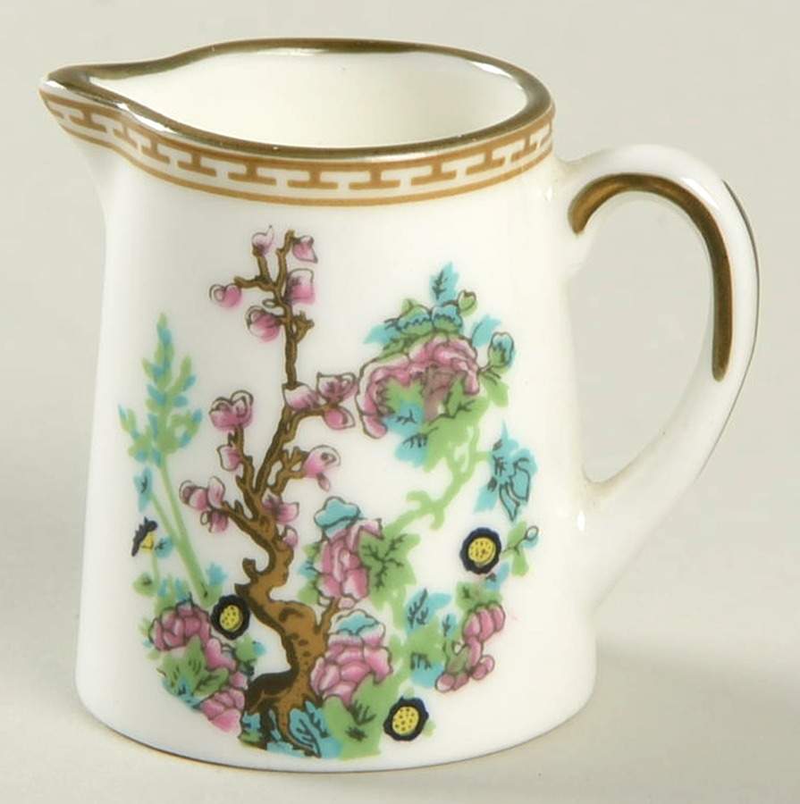 Indian Tree Multicolor (Smooth Edge) Miniature Pitcher by Coalport-1