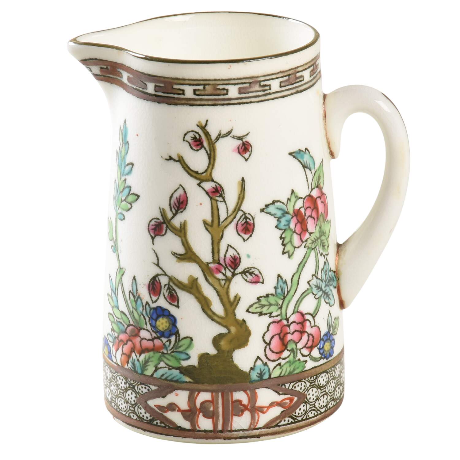 Indian Tree Multicolor (Smooth Edge) 4 Oz Pitcher by Coalport-1