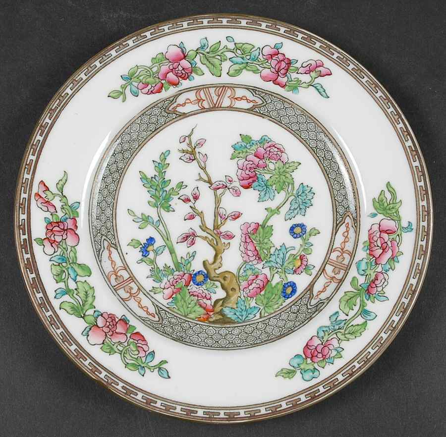 Indian Tree Multicolor (Smooth Edge) Salad Plate by Coalport-1