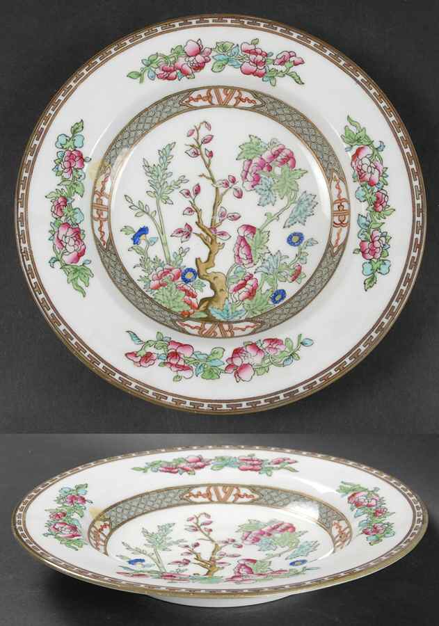 Indian Tree Multicolor (Smooth Edge) Rim Soup Bowl by Coalport-1