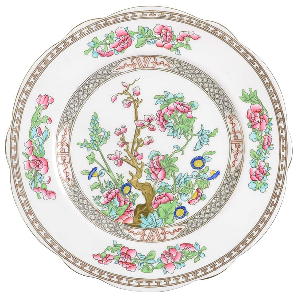 Indian Tree Multicolor (Semi Scalloped) Dinner Plate by Coalport-1
