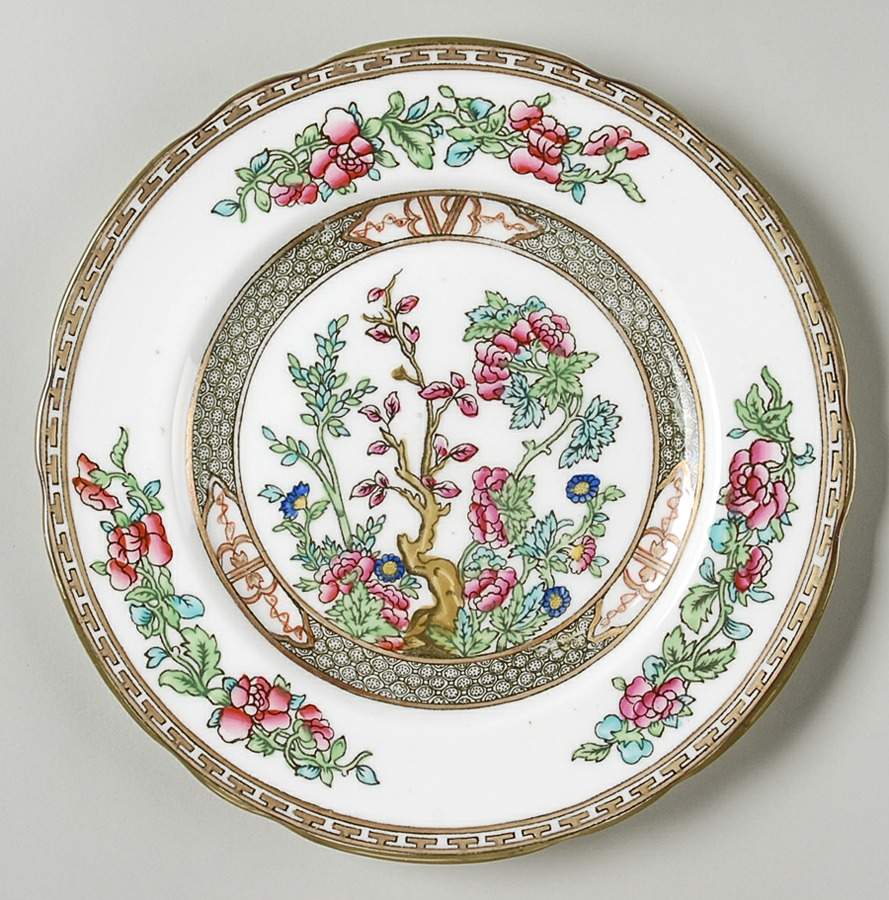 Indian Tree Multicolor (Semi Scalloped) Salad Plate by Coalport-1
