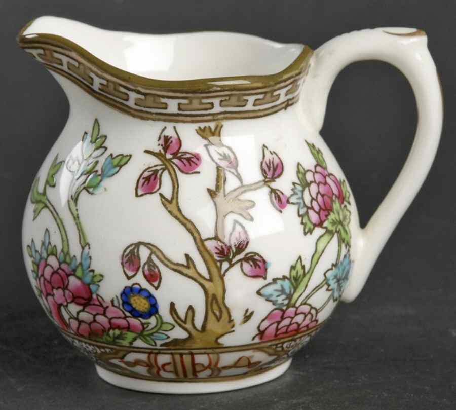 Indian Tree Multicolor (Semi Scalloped) Individual Creamer by Coalport-1