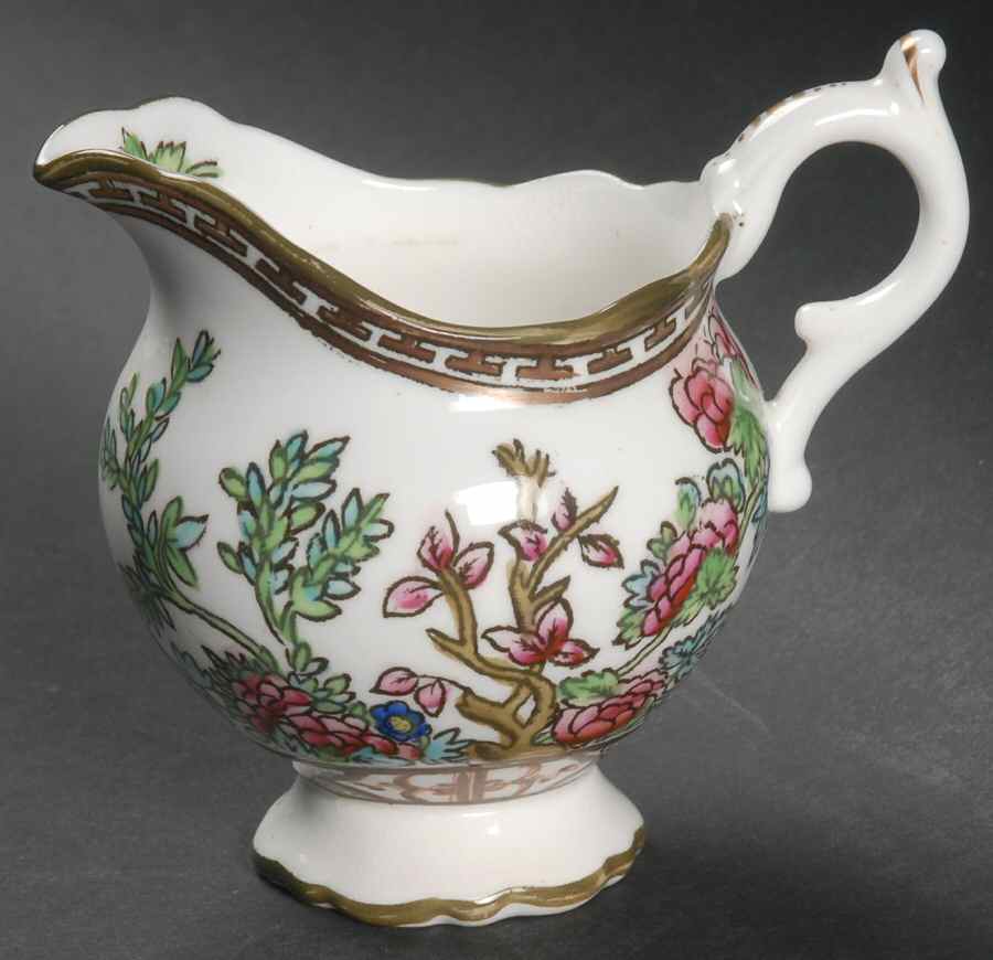 Indian Tree Multicolor (Semi Scalloped) Creamer by Coalport-1