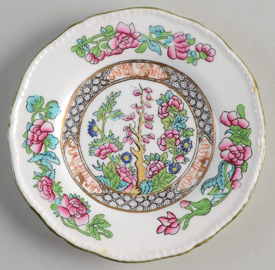 Indian Tree (Beaded) Bread & Butter Plate by Coalport-1