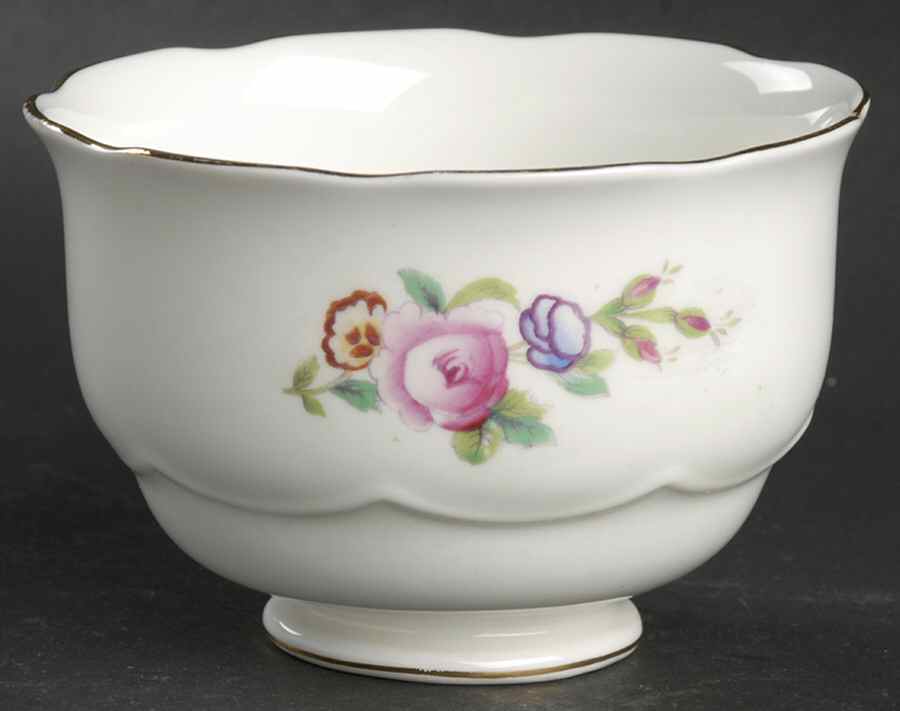 Junetime Cranberry Bowl by Coalport-1