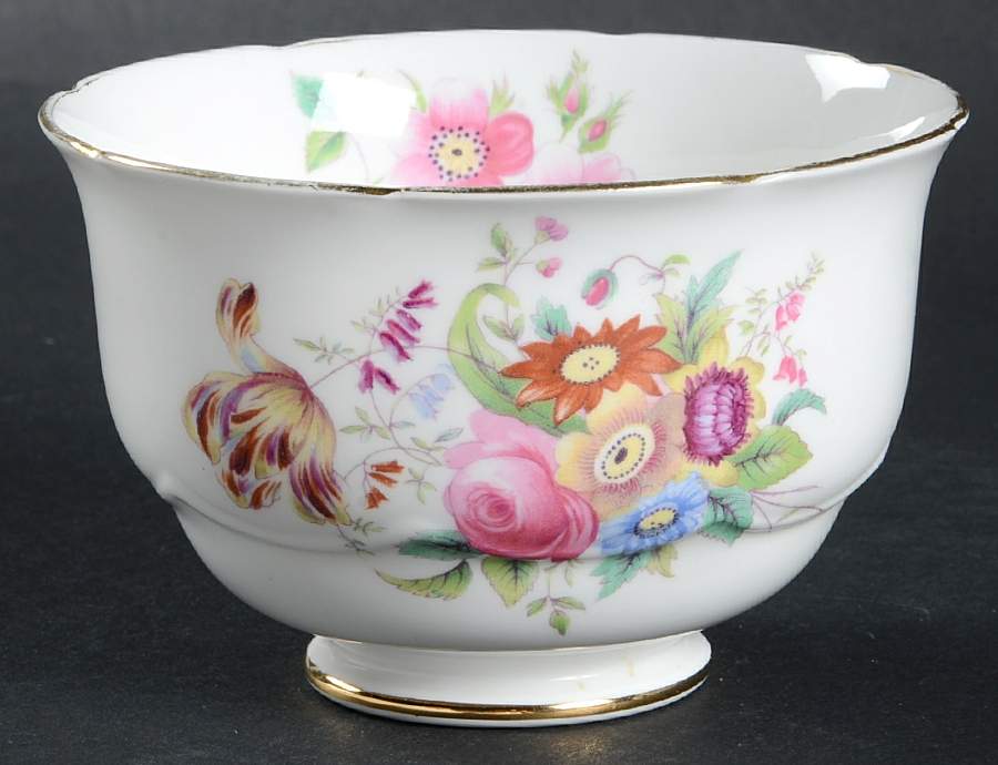 Junetime Open Sugar Bowl by Coalport-1
