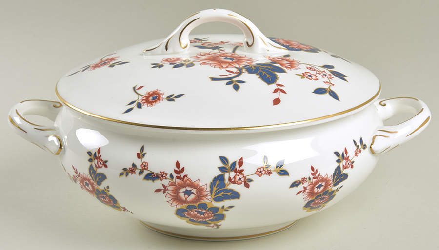 Khotar Round Covered Vegetable by Coalport-1