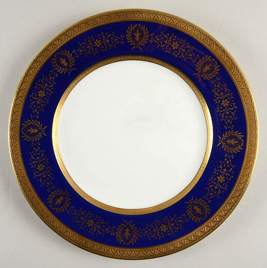 Lady Anne Cobalt Blue Dinner Plate by Coalport-1