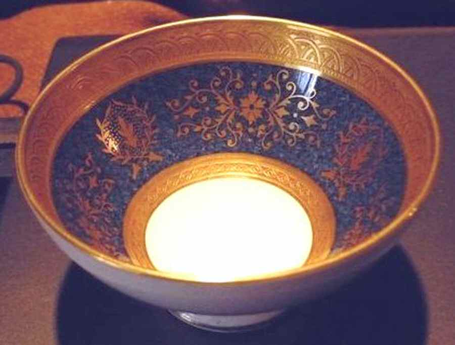 Lady Anne Cobalt Blue Mini Open Sugar Bowl by Coalport-1