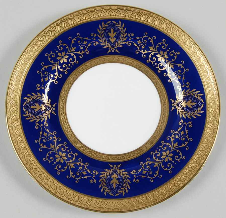 Lady Anne Cobalt Blue Bread & Butter Plate by Coalport-1