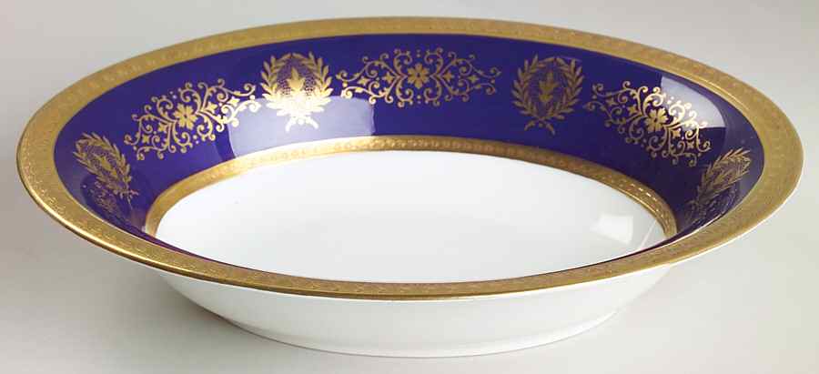 Lady Anne Cobalt Blue 9" Oval Vegetable Bowl by Coalport-1