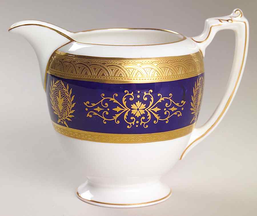 Lady Anne Cobalt Blue Creamer by Coalport-1