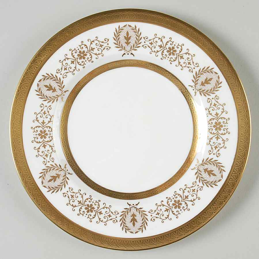 Lady Anne Gold Salad Plate by Coalport-1