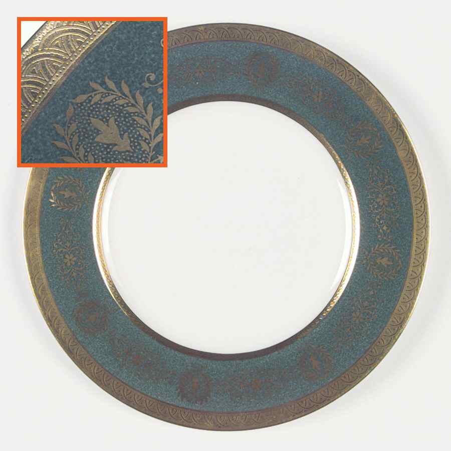 Lady Anne Green Dinner Plate by Coalport-1