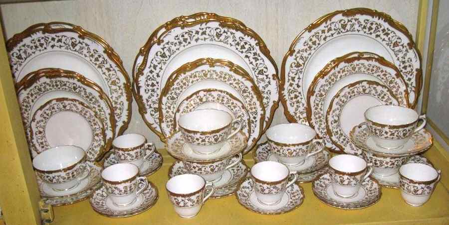 Lady Ashley Footed Demitasse Cup & Saucer Set by Coalport-1