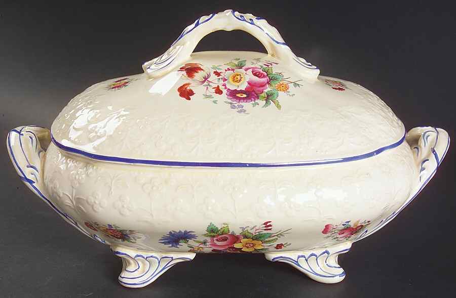 Lady Diana Oval Covered Vegetable by Coalport-1